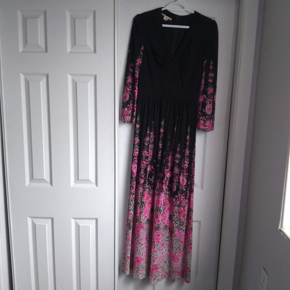 Vintage Boho Goth long dress